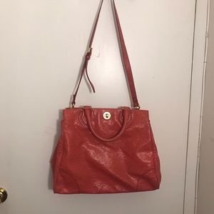Red ostrich Marc Jacobs